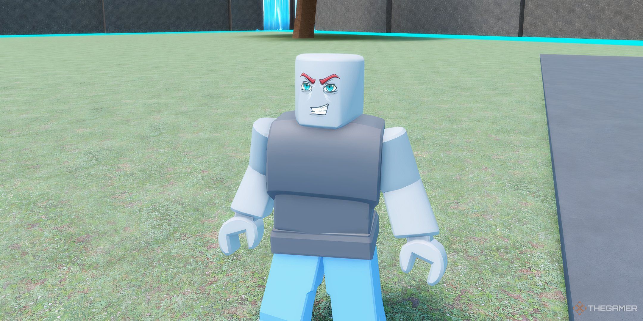a player standing in psychics power tycoon on Roblox