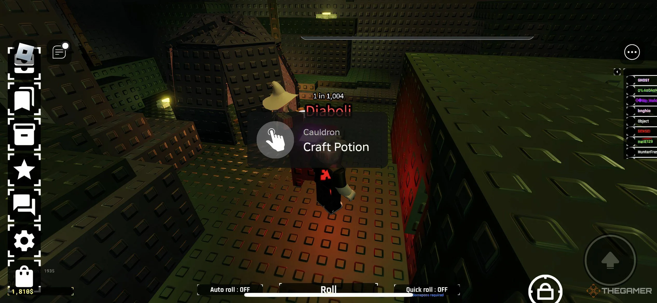 craft potion option 1