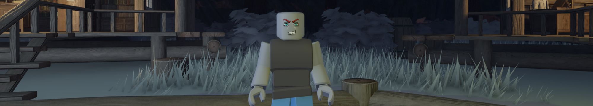 a player in the camp in Dread Camp on Roblox