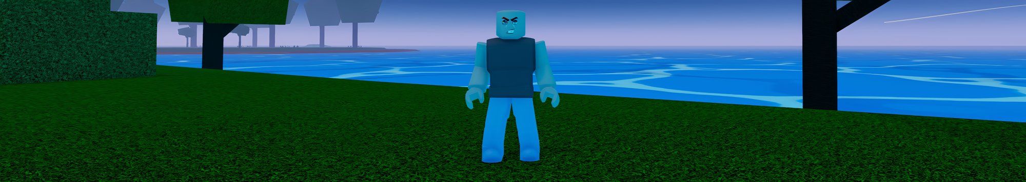 a player just standing in Cat Piece on Roblox