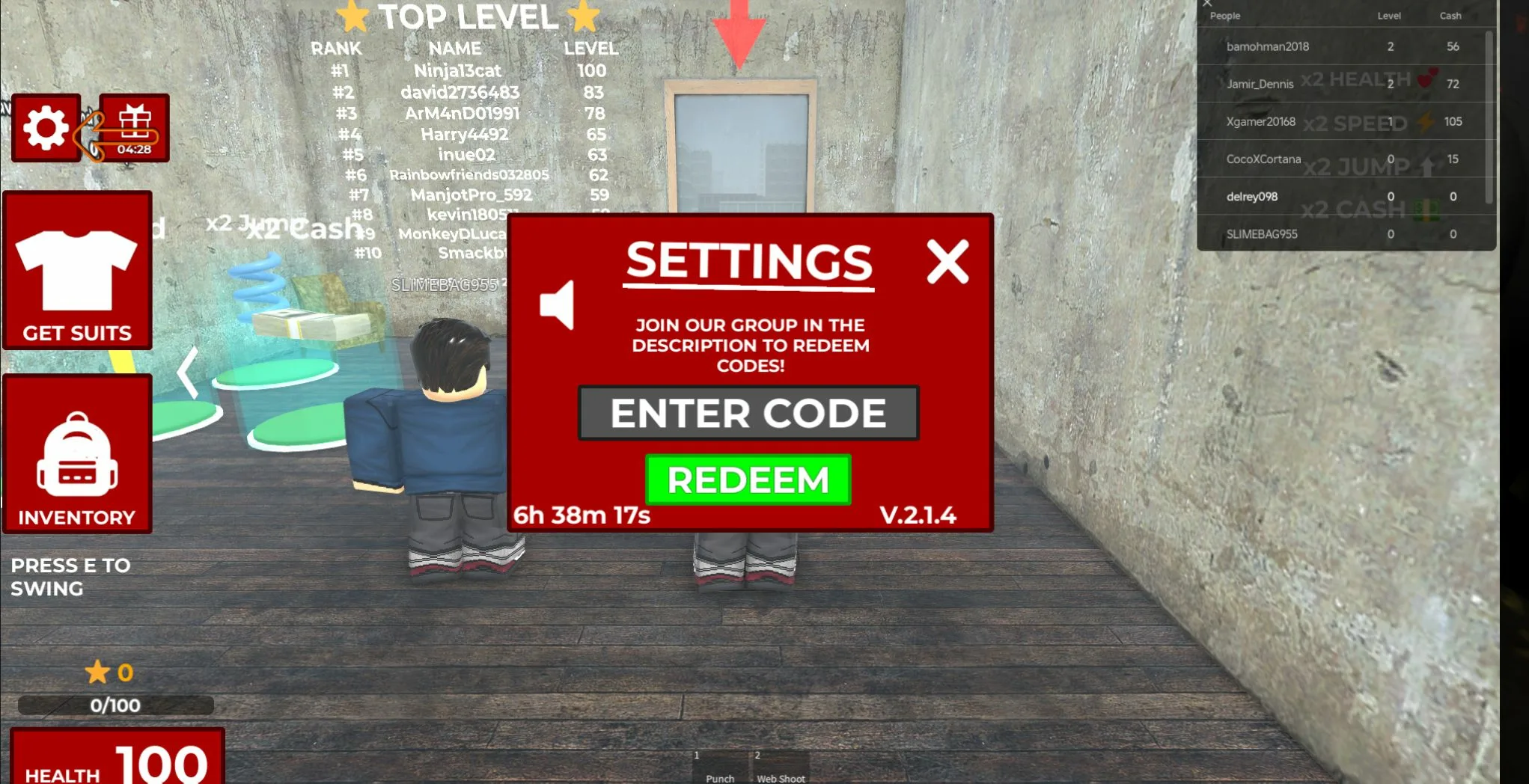roblox spider man city how to redeem codes